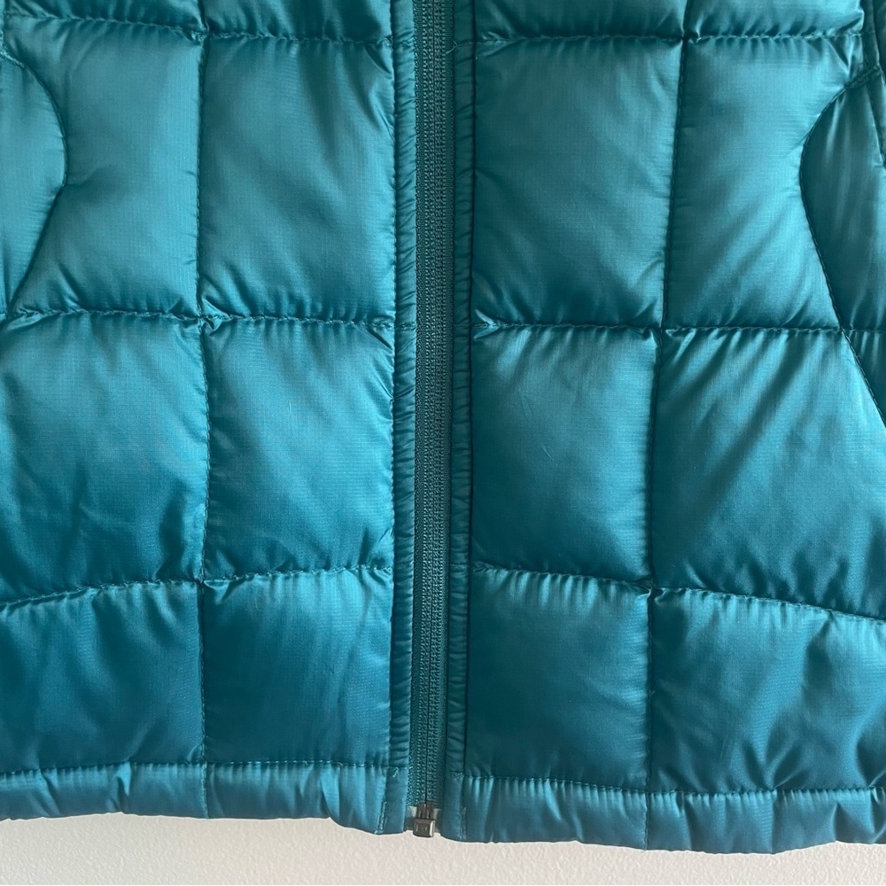 Woolrich Women's Goose Down Puffer Vest Teal Size Small - Picture 6 of 14